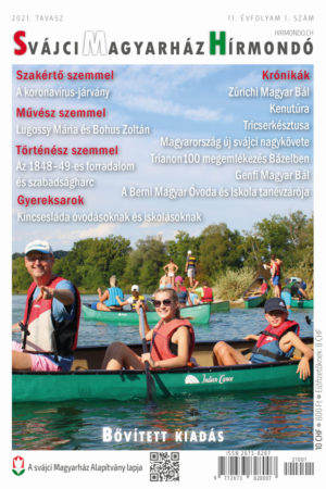 Svájci Magyarház Hírmondó | 2021. tavaszi számának címlapja