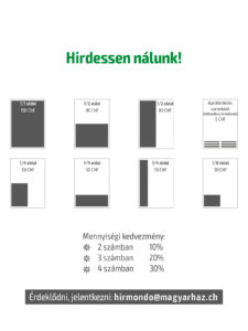 Hirdessen az újságunkban